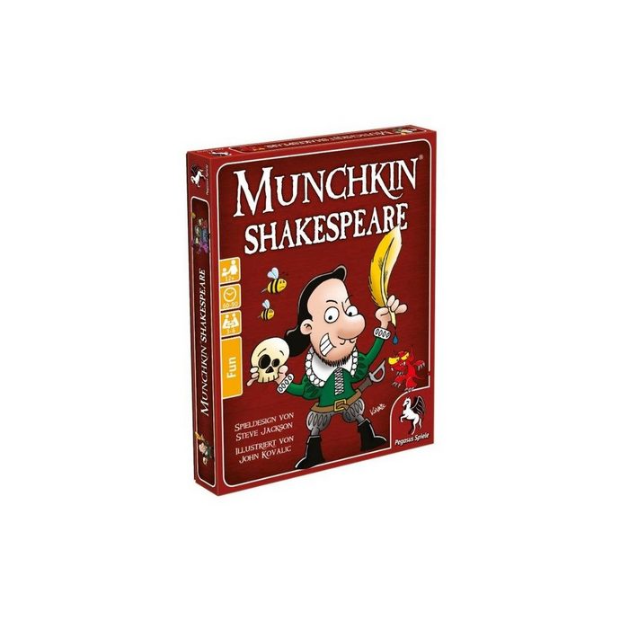 Pegasus Spiele Spiel 17244G - Munchkin Shakespeare 3-6 Spieler ab 12 Jahre...