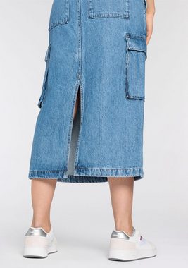 Levi's® Jeansrock CARGO MIDI SKIRT MED IN