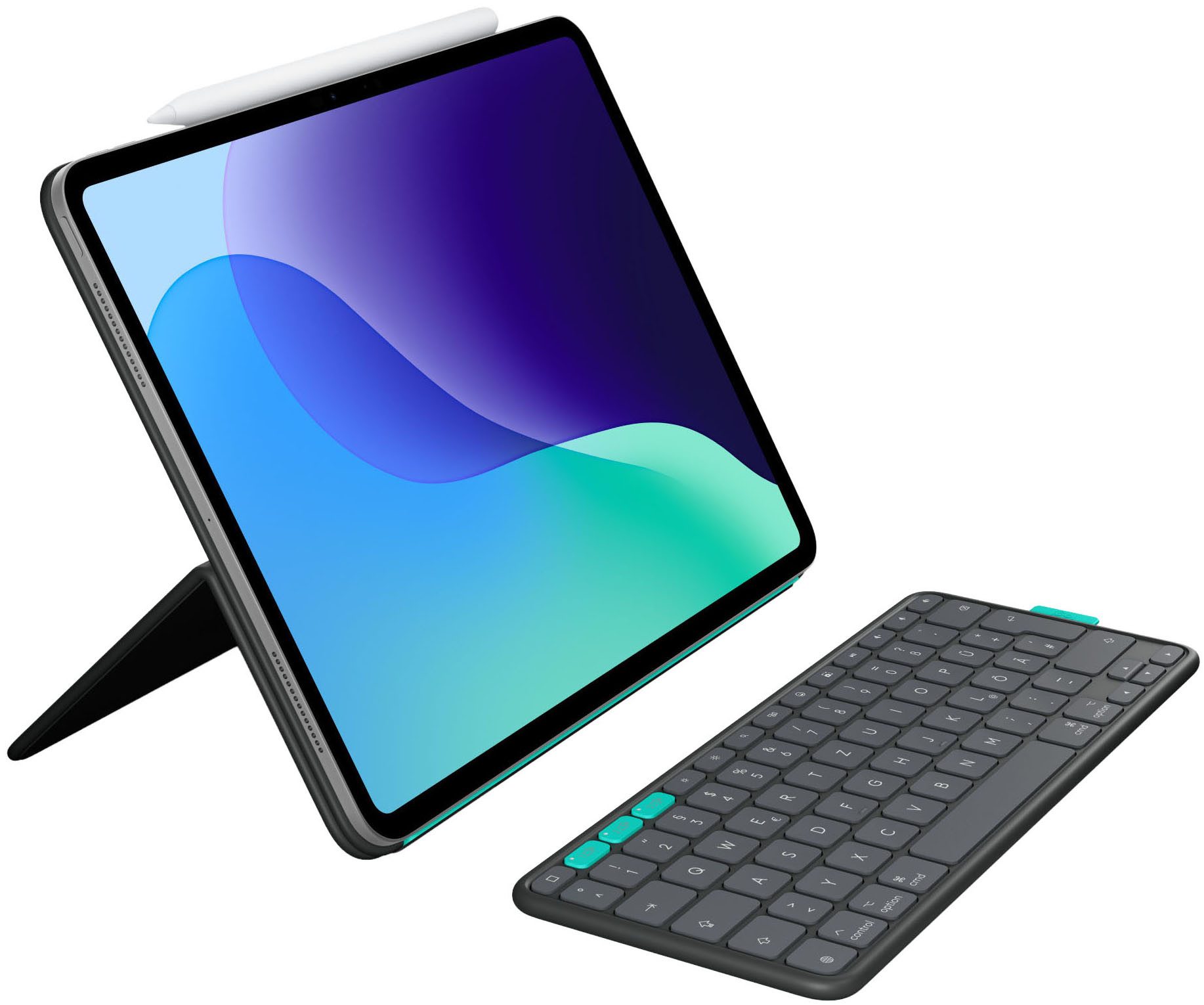 Logitech Flip Folio Keyboard Case für 13" iPad Air und iPad Pro flexible Tastatur