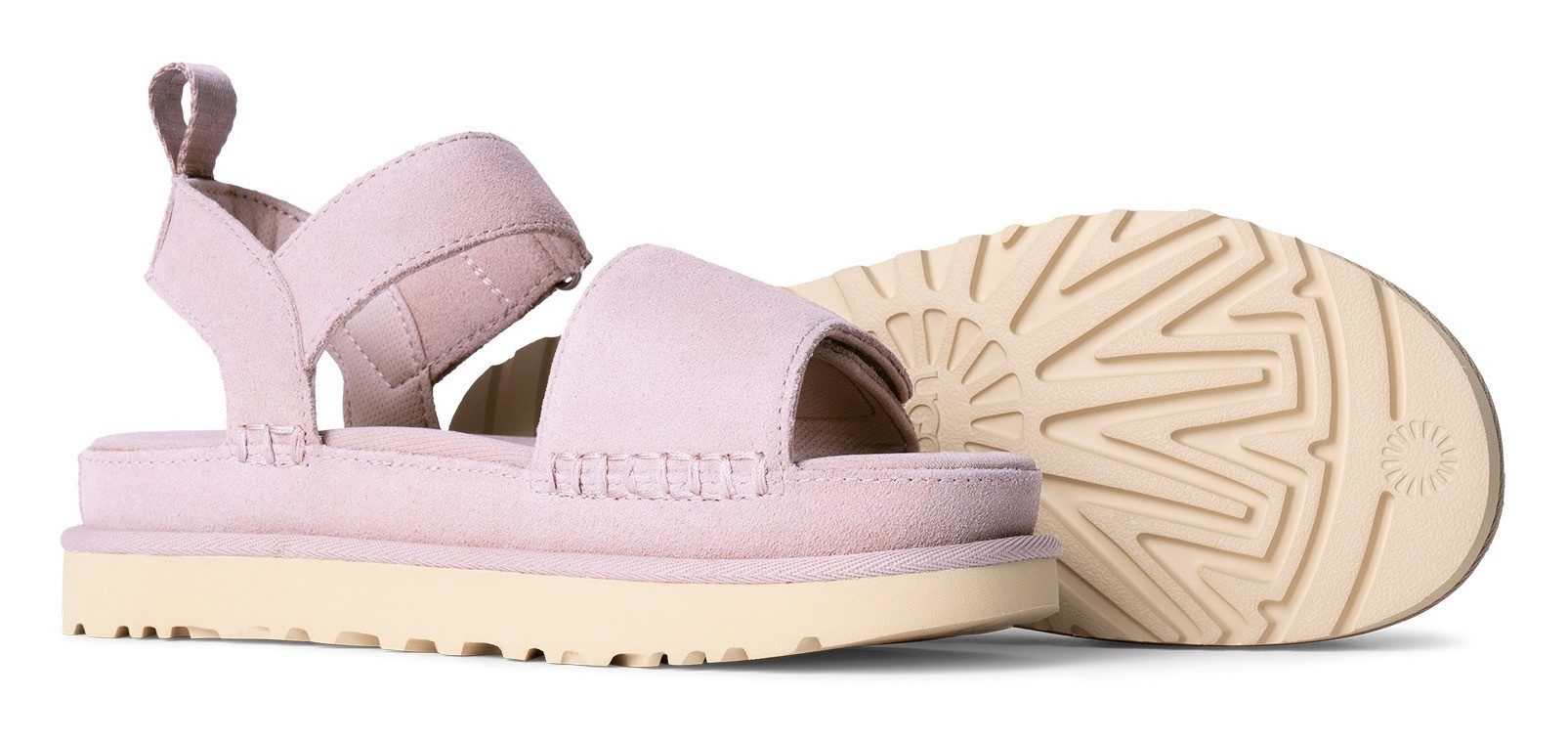 UGG W GOLDENSTAR Plateausandale, Plateausandale, Sandalette mit Klettversch günstig online kaufen