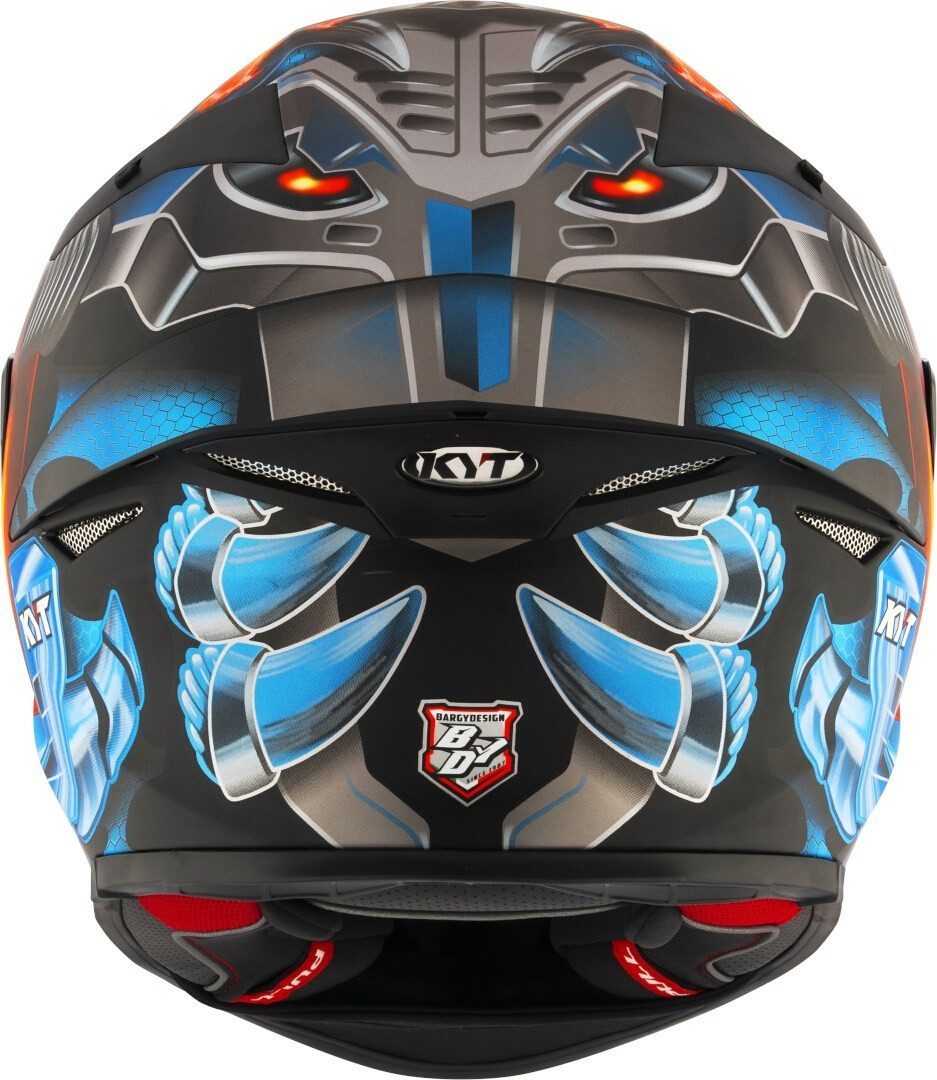 KYT Motorradhelm TT-Revo Magnet Helm, Pinlock, Ratschenverschluss, Spoiler, ECE 22.06