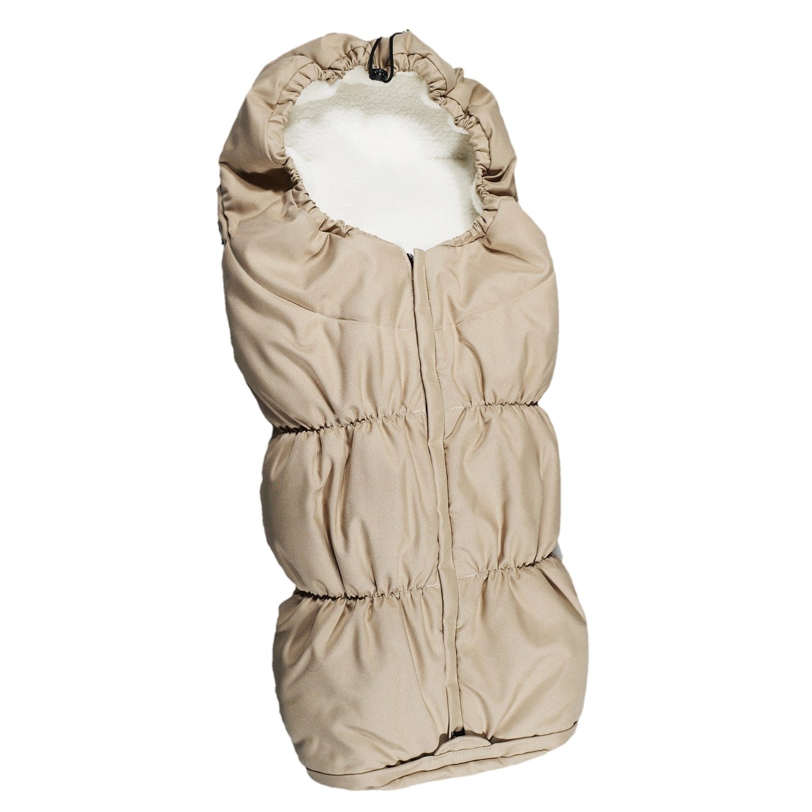 Fußsack Mumien-Winterfußsack mit vorgenähten Gurtschlitzen