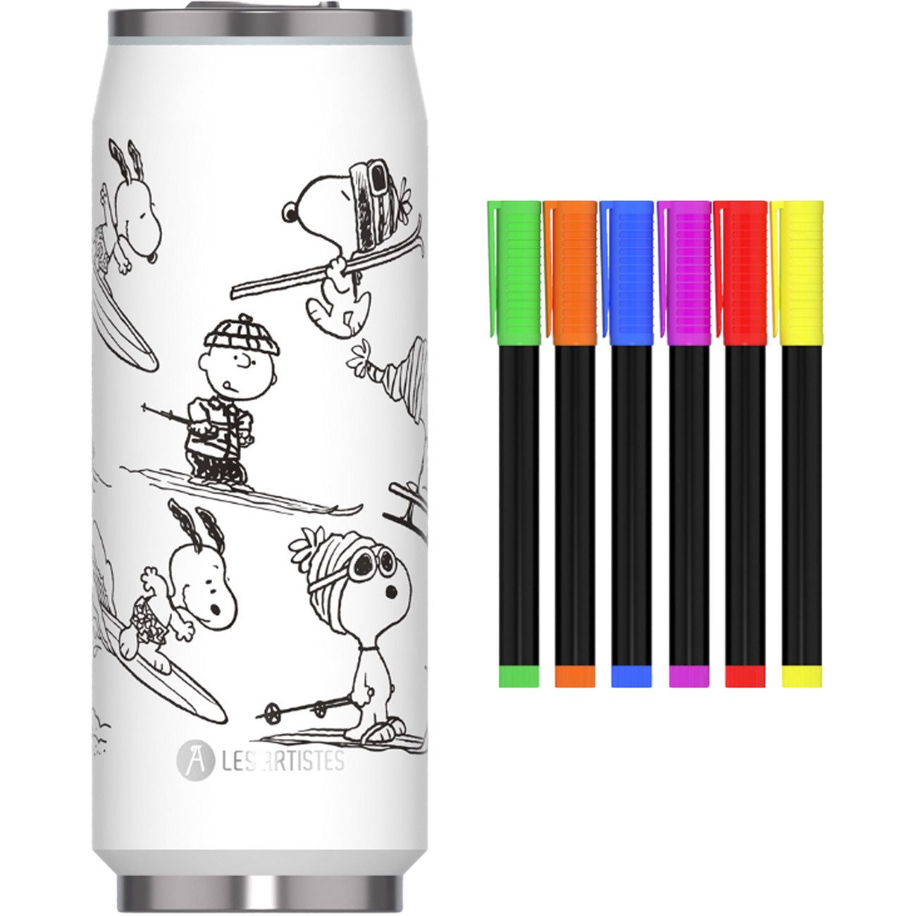 LES ARTISTES Isolierflasche Set de Canette Isotherme, Set de Canette Isotherme