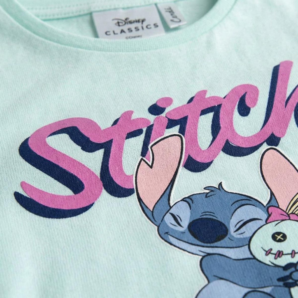 Lilo & Stitch T-Shirt - Kurzarmshirt Kinder Baumwollshirt Freizeit Sommer Kleidung (1-tlg)