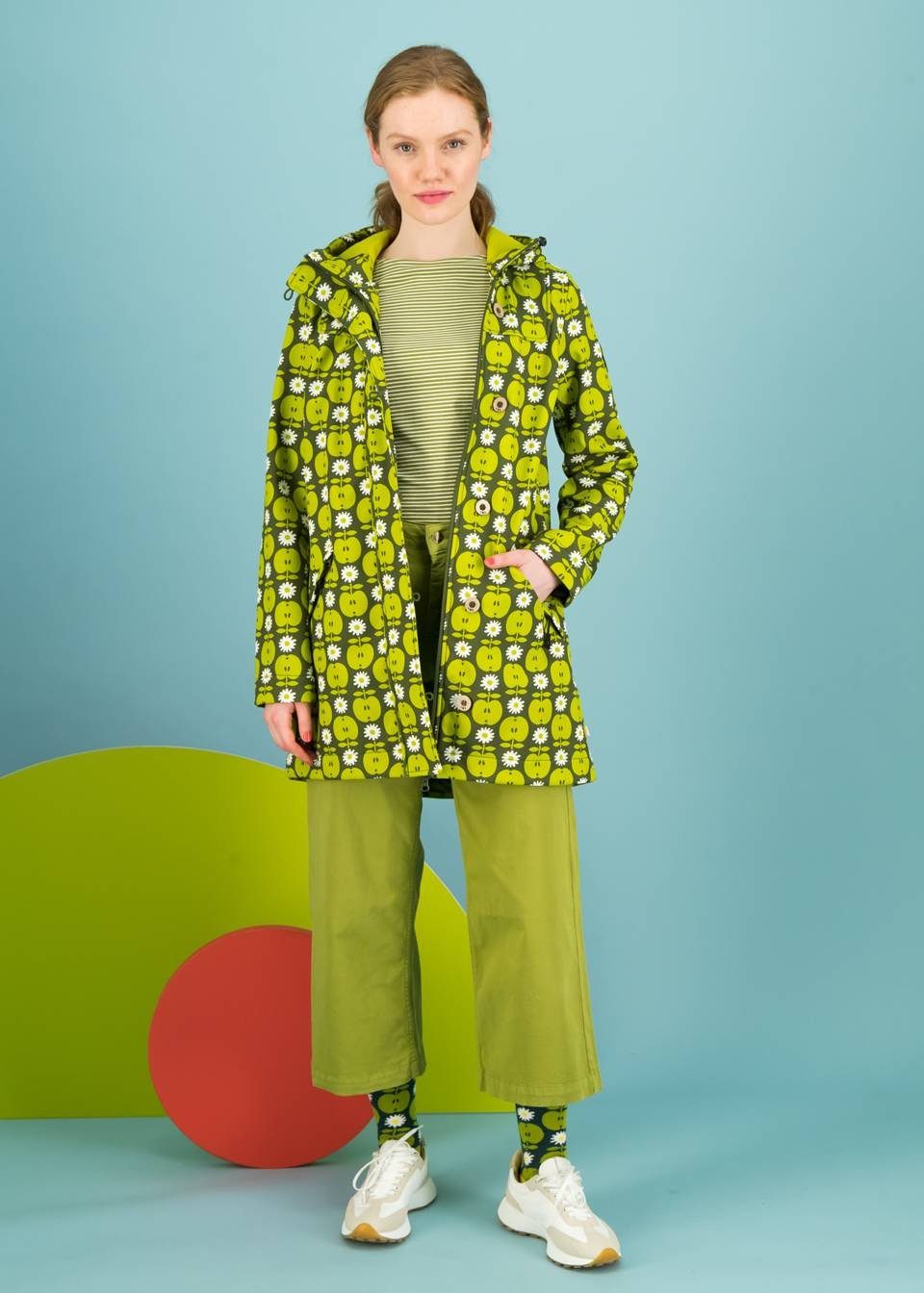 Softshelljacke Blutsgeschwister Wild Weather Long Anorak Damen Jacke Softshell Mantel