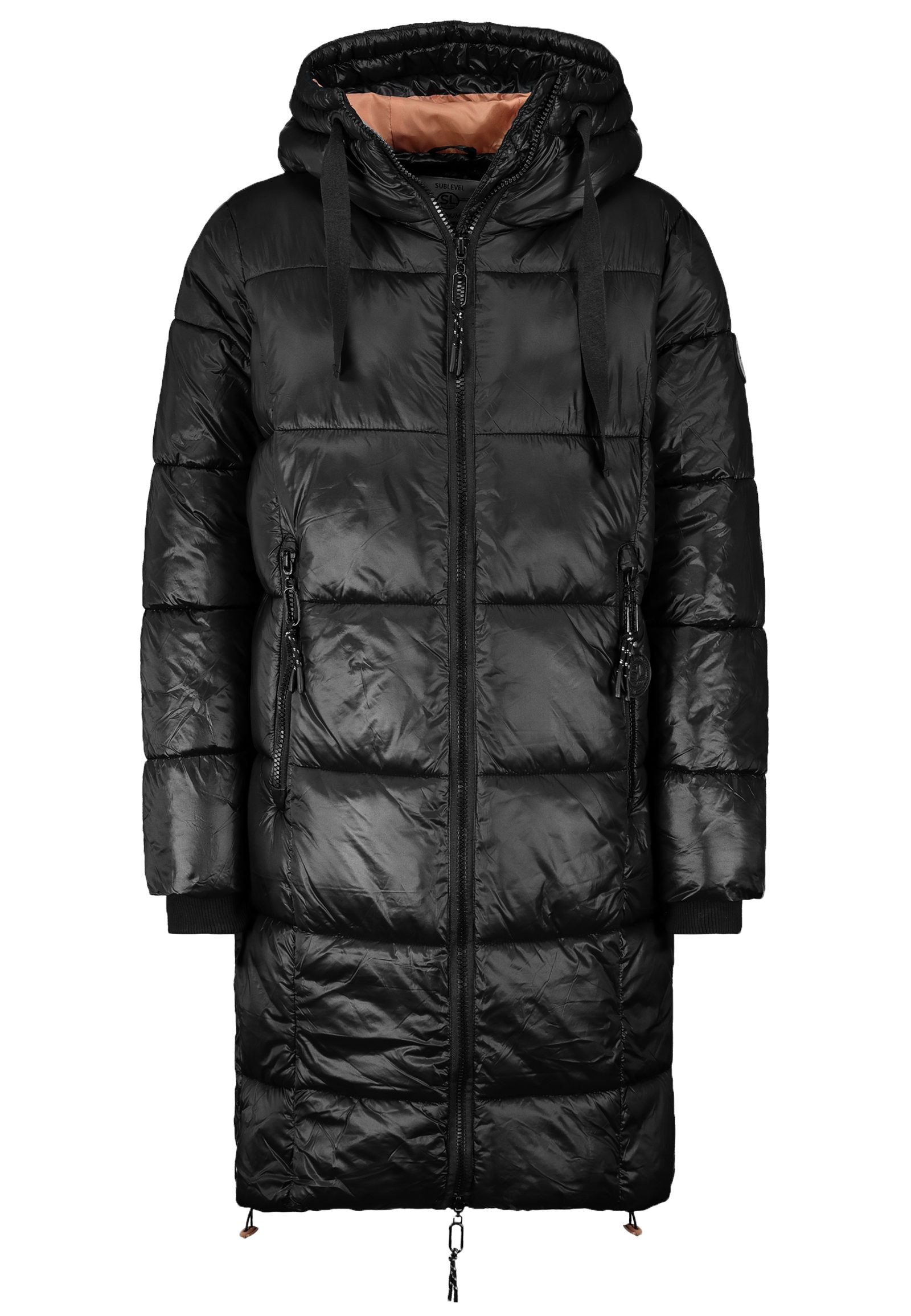 SUBLEVEL Steppjacke Damen Lange Stepp Mantel Winter Jacke Warm Mantel Stepp günstig online kaufen