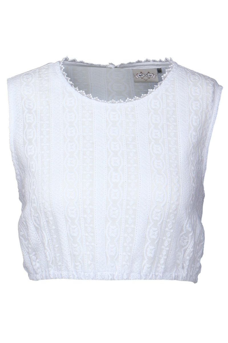 Berwin & Wolff Dirndlbluse Dirndlbluse - GRISELDIS - weiß