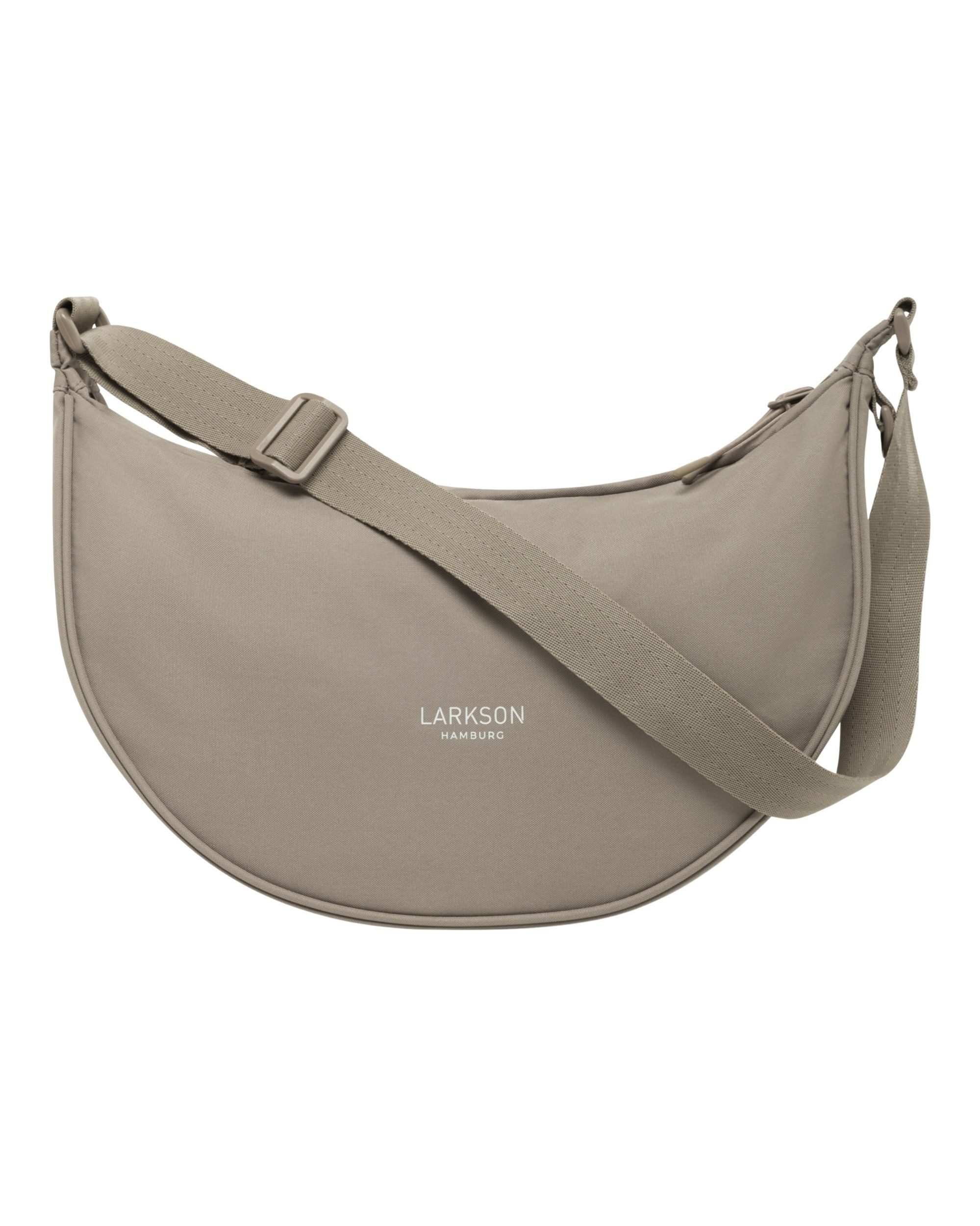 LARKSON Umhängetasche Solveig Medium Halbmondtasche für Damen und Herren, Stylische Crossbody Bag in Halbmond Form