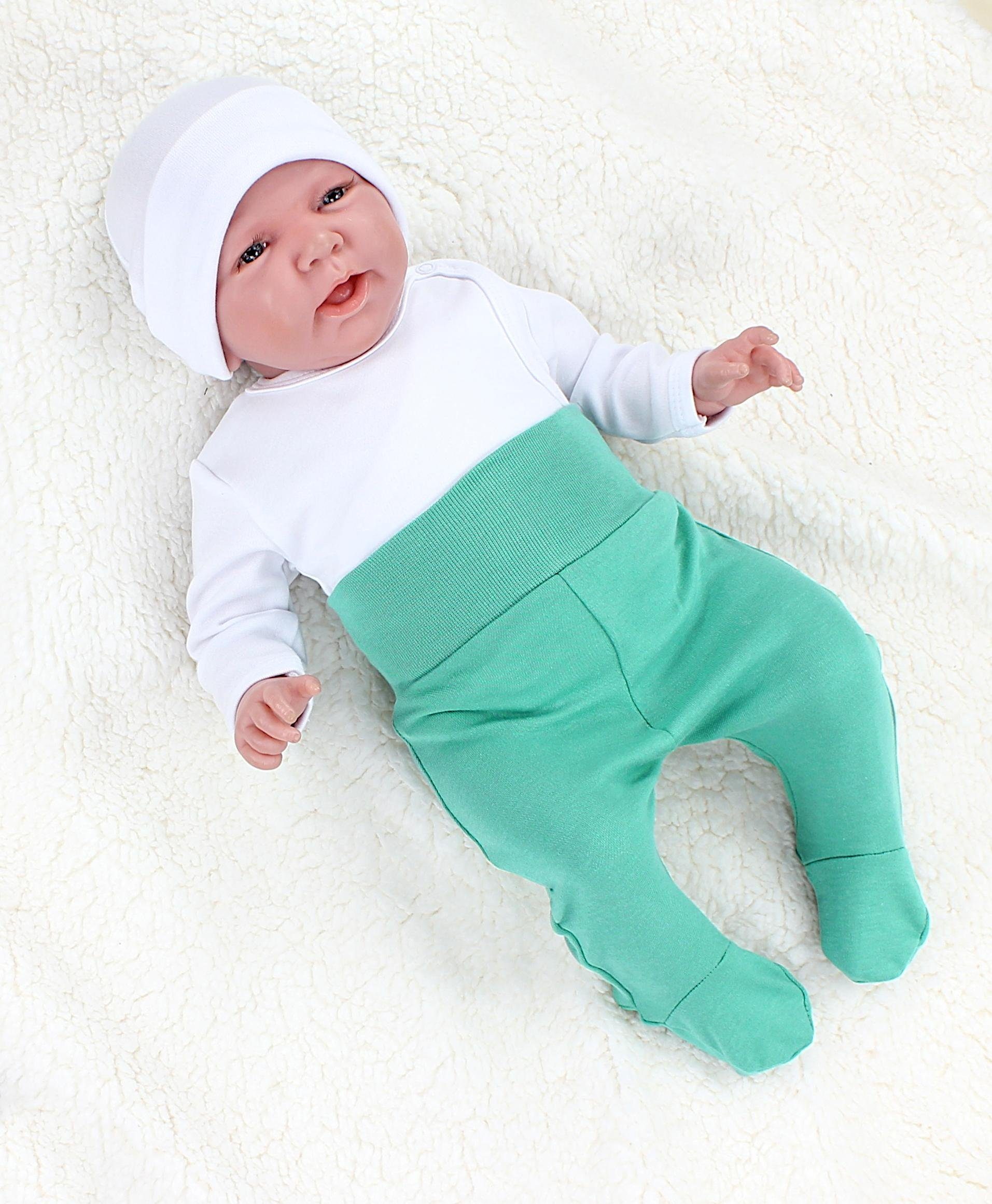 TupTam Schlupfhose TupTam Baby Unisex Hose mit Fuß Bunte 5er Pack