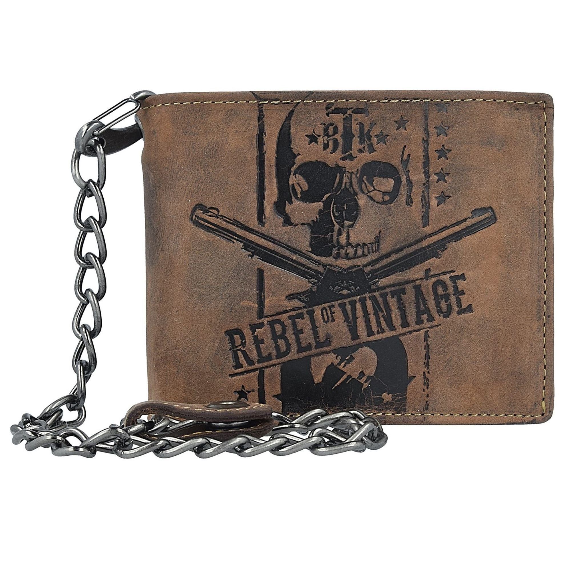 Greenburry Geldbörse Vintage Skull, Leder günstig online kaufen