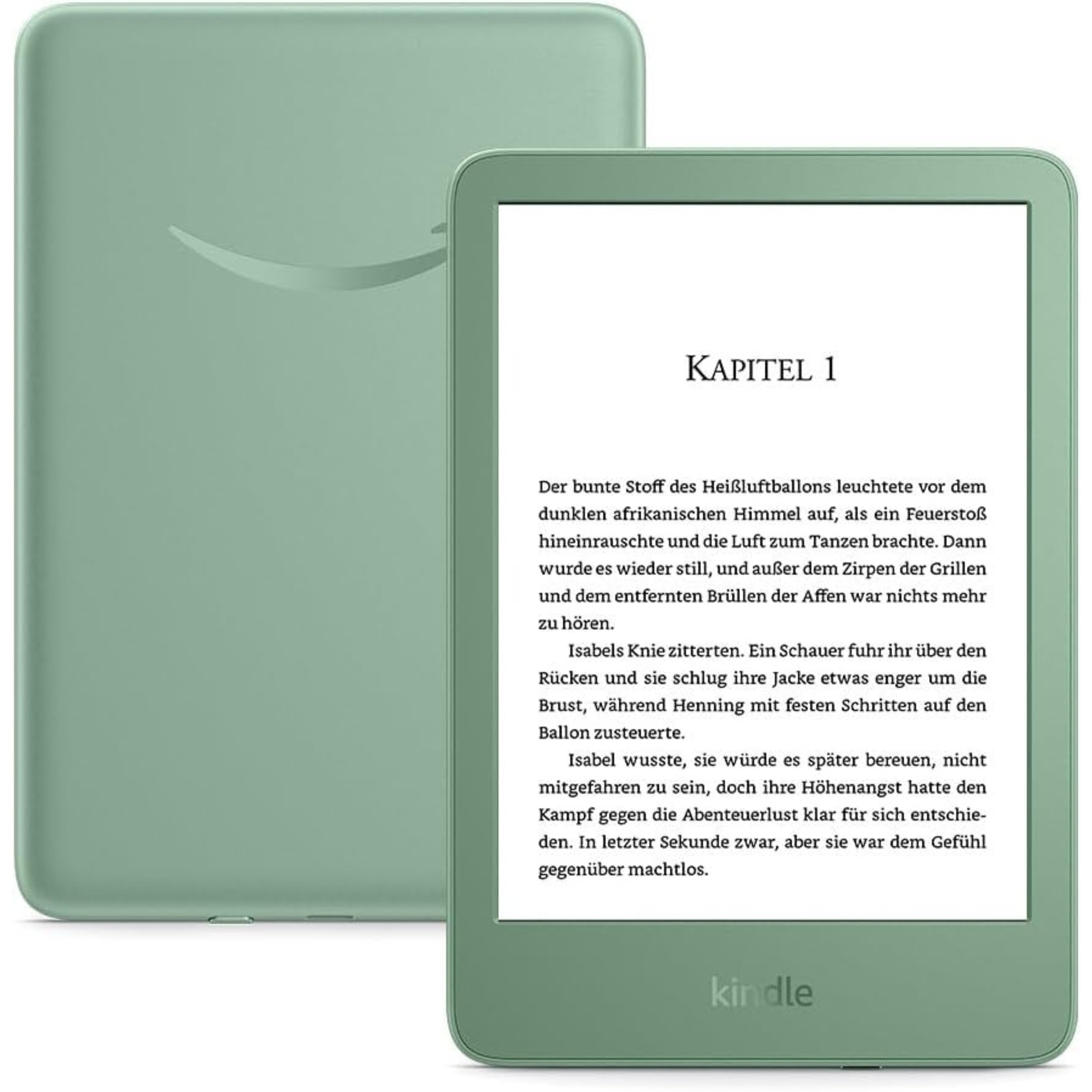 Kindle (Neuste Generation) Das leichteste & kompakteste E-Book (6", 16 GB, blendfreier Bildschirm, schnelleres Umblättern, lange Akkulaufzeit)