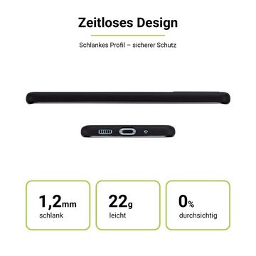 Artwizz Smartphone-Hülle Artwizz TPU Case - Artwizz TPU Case - Ultra dünne, elastische Schutzhülle mit matter Rückseite für P20 Pro, Schwarz