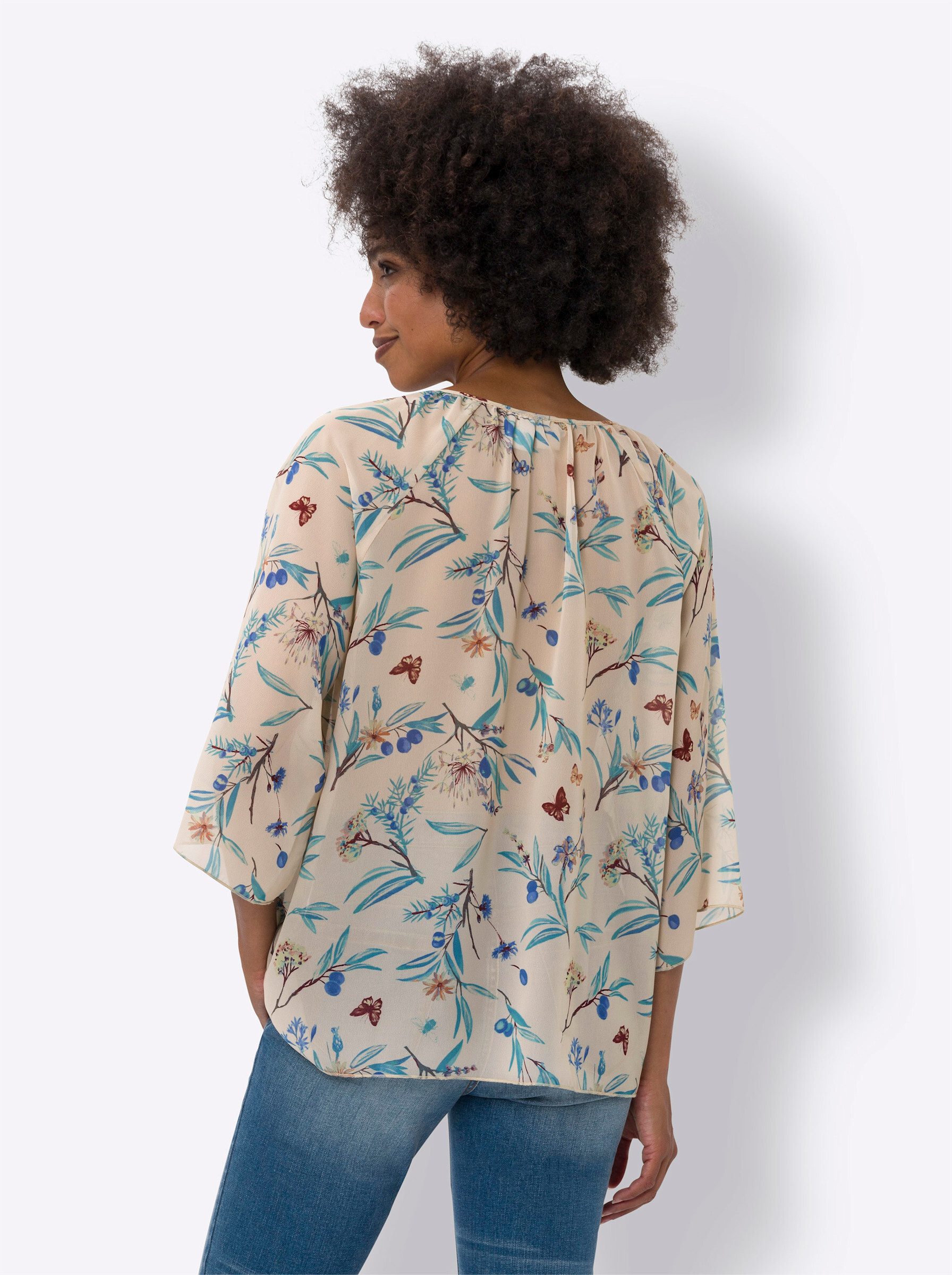 heine Klassische Bluse Druckbluse günstig online kaufen