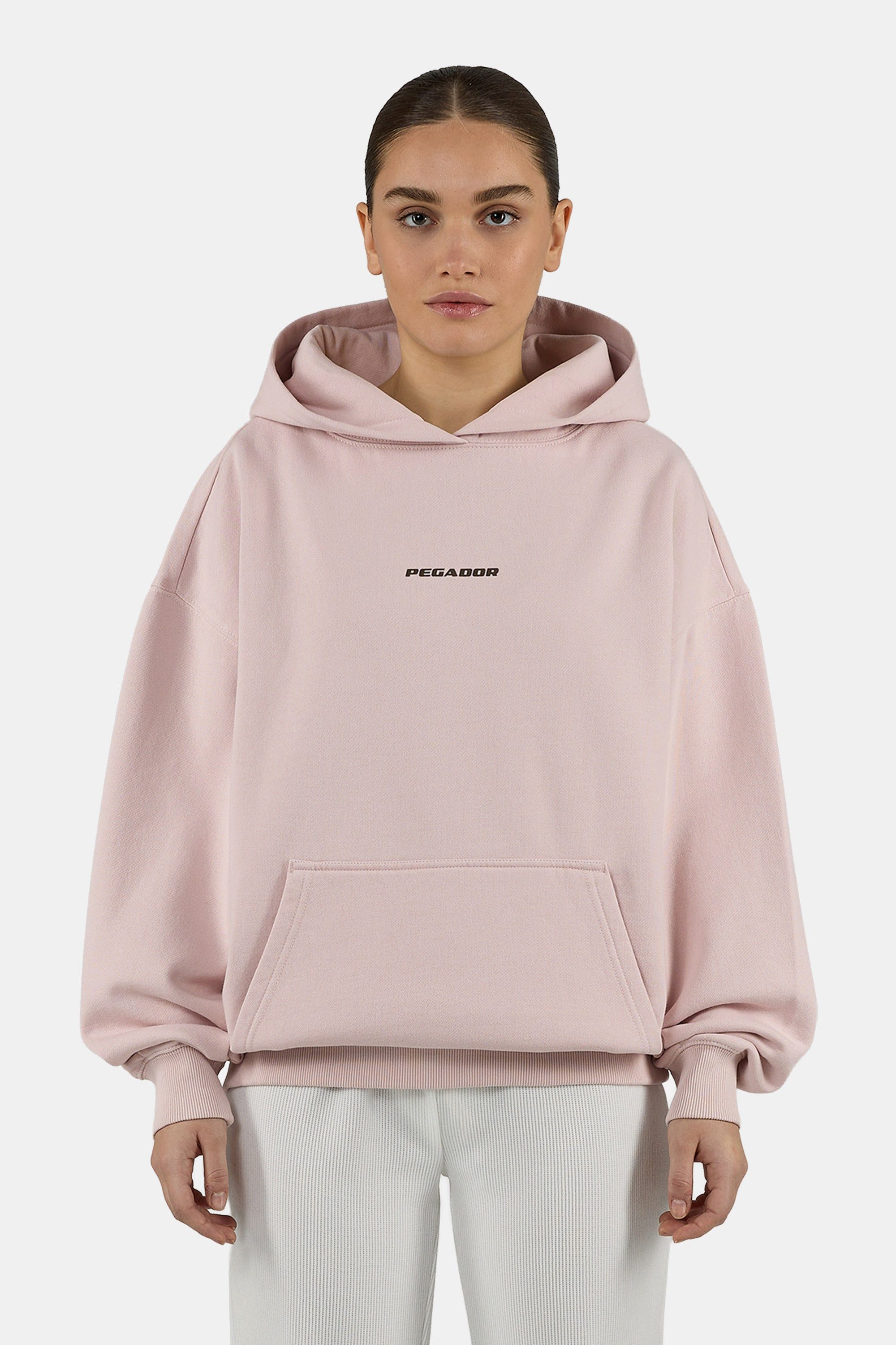 PEGADOR Kapuzensweatshirt ATNA LOGO OVERSIZED HOODIE Baumwollmischung, oversize