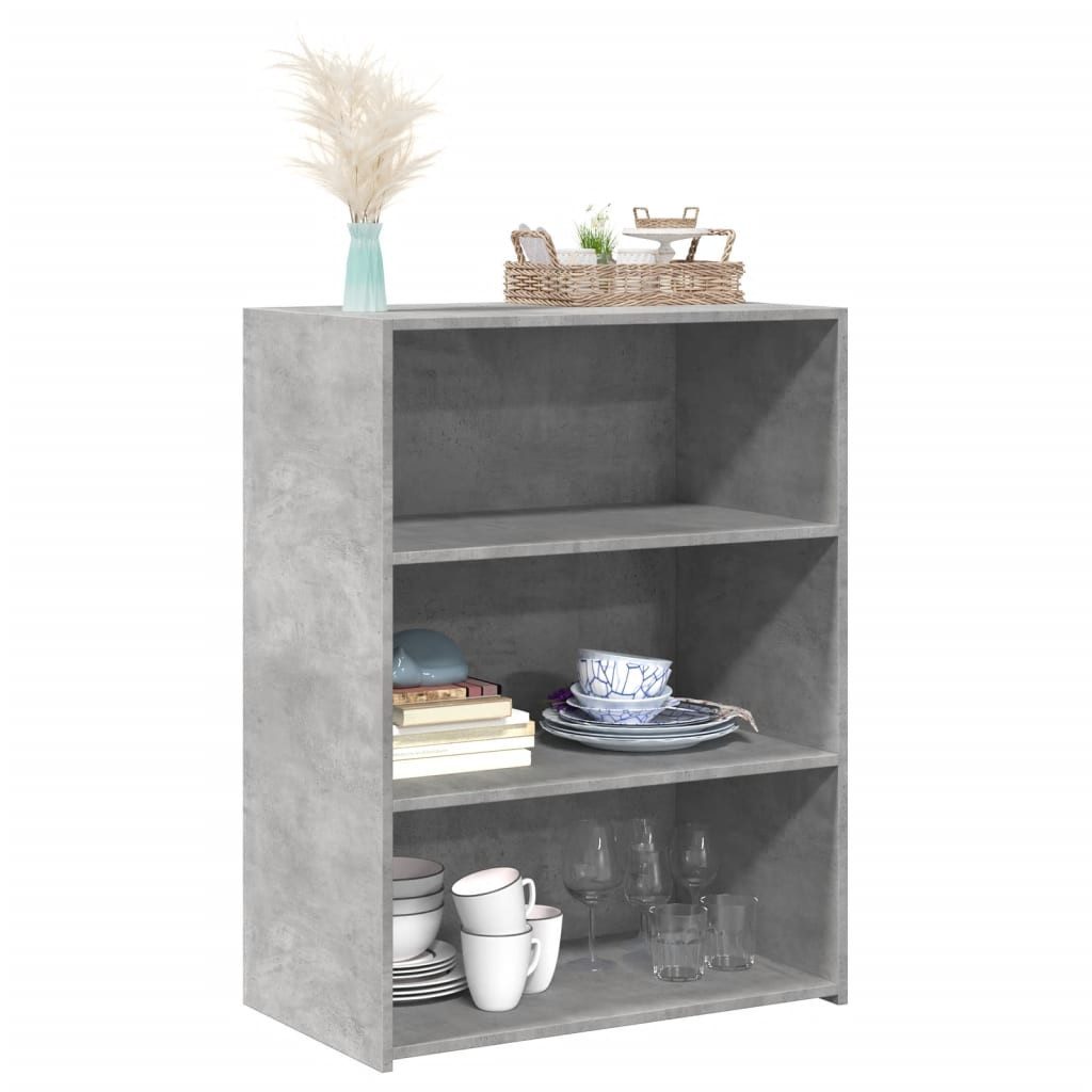 vidaXL Sideboard Sideboard Betongrau 70x41x93 cm günstig online kaufen