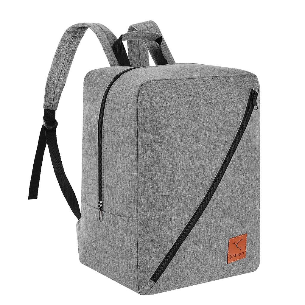 Granori Rucksack 40x30x25 cm "Minimalist" Handgepäck für Flug mit z. B. Eurowings, besonders leicht & max. Stauraum (30 L Volumen)