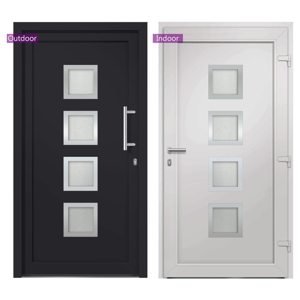 vidaXL Haustür Haustür Anthrazit 98x200 cm günstig online kaufen