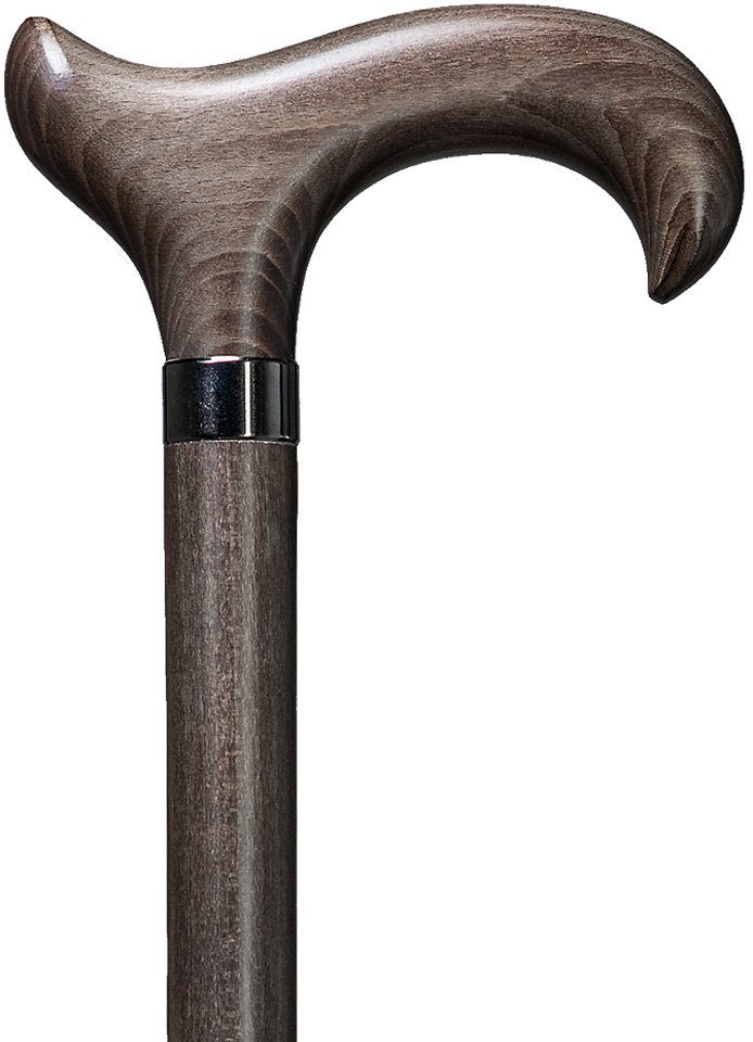 Stockshop Gehstock Gehstock X-SIZE Derby GREY Buche, Stahlkern, Gummipuffer, 110 cm.
