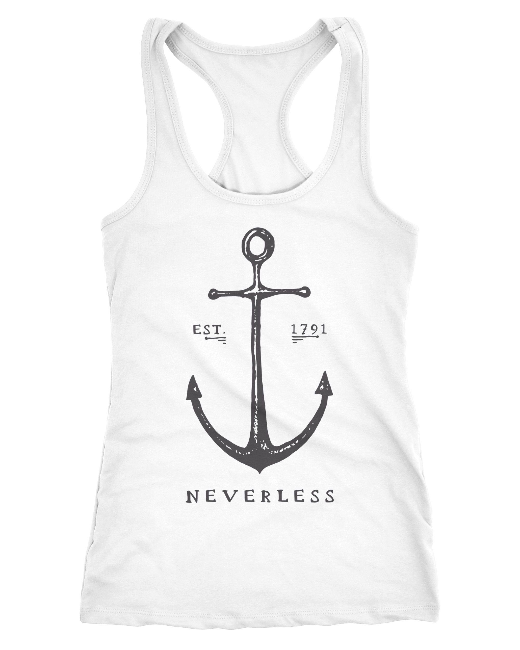 Tanktop Damen Tank-Top Anker Racerback Neverless®