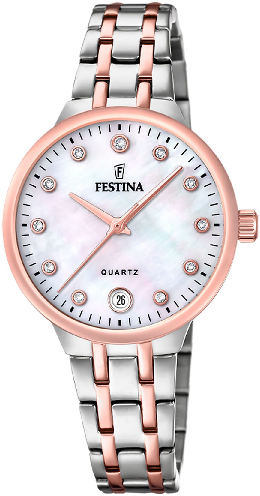Festina Quarzuhr Mademoiselle F20721/1, Armbanduhr, Damenuhr, günstig online kaufen