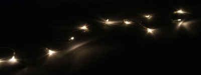 BURI Lichterkette LED-Lichterkette 10-LED Dekolichter Leuchtkette Beleuchtung Weihnachts