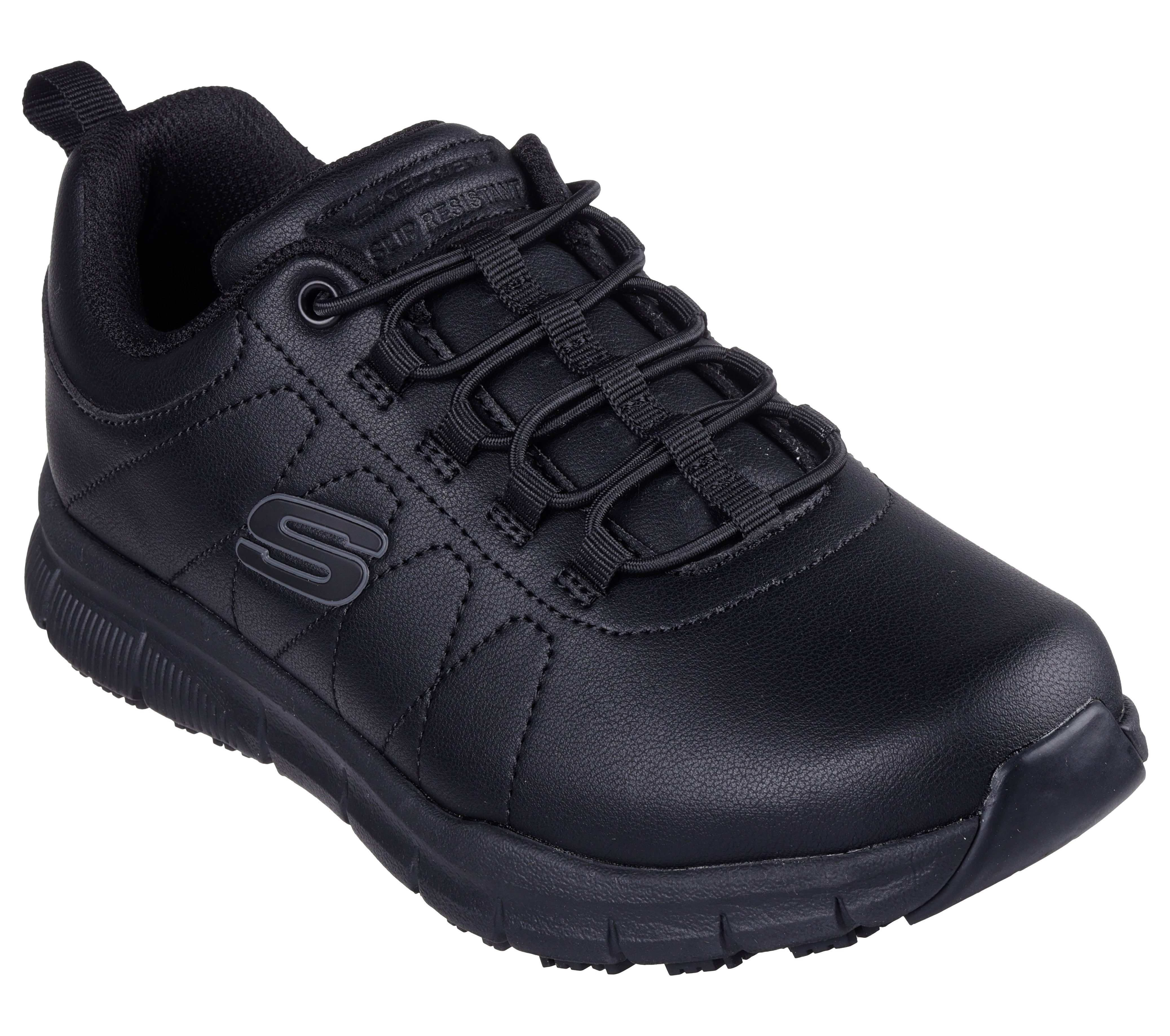 Skechers NAMPA-BEJA O1 SR Medizin Berufsschuh - Rutschhemmender Damen Arbeitsschuh EN ISO 20347:2022+A1:2024. Ideal für Medizin, Pflege, Labor und Gastro