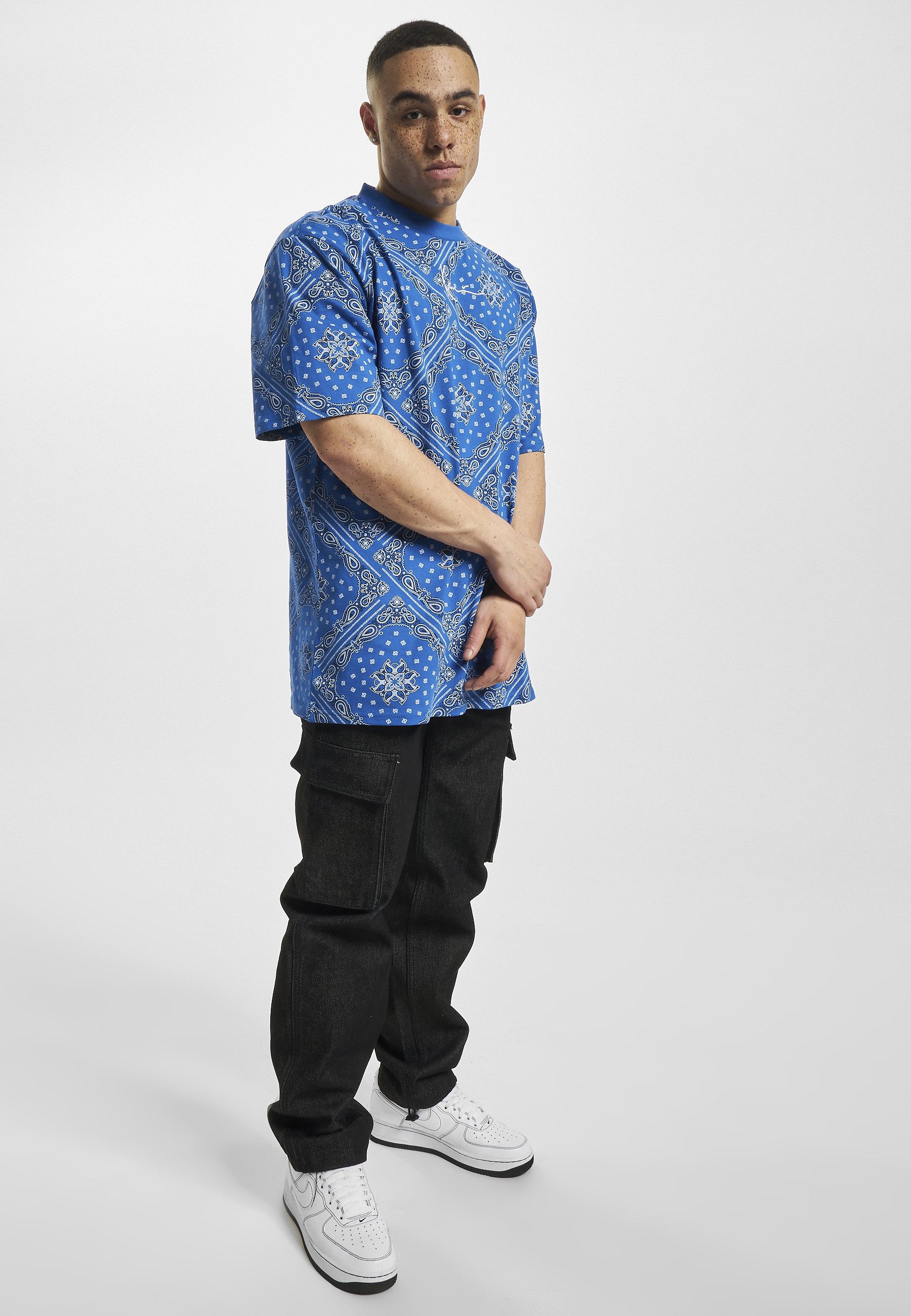 Karl Kani T-Shirt Karl Kani Herren KM232-042-3 KK Small Signature Paisley Tee (1-tlg)