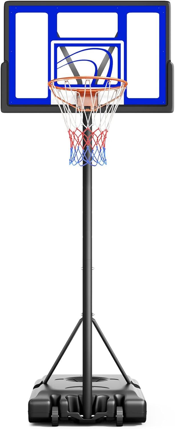 Basketballkorb Verstellbarer und tragbarer Basketballkorb für den Außenbereich, 3 M
