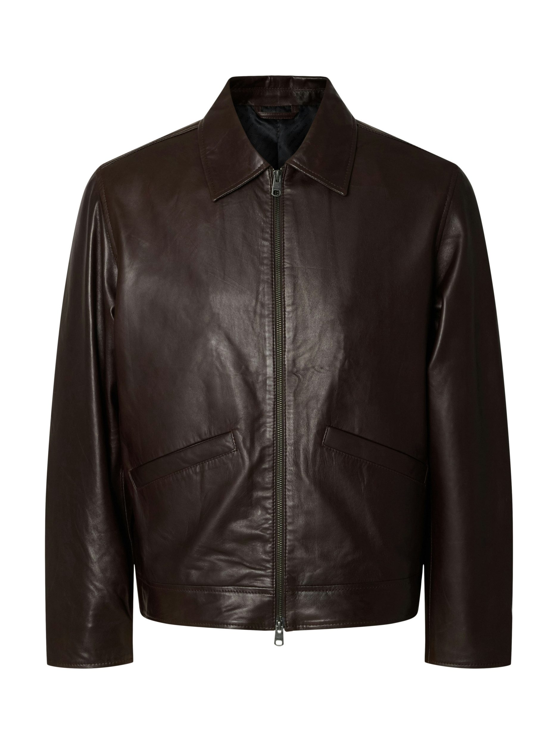 SELECTED HOMME Outdoorjacke SLMSCOTT LEATHER JKT