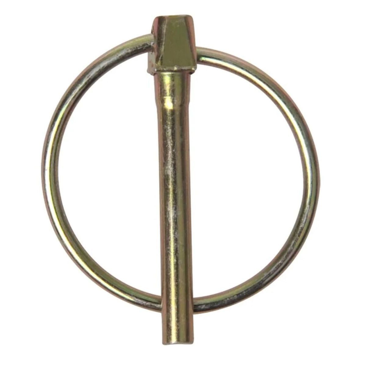 ProPlus Klappsplint Splinte 4,5 / 6 / 8 / 10 mm Klappsplint aus Metall mit Ring in Silber, 55 mm, (1-tlg), zuverlässige Befestigung