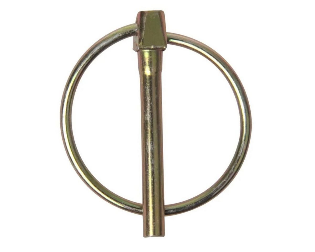 ProPlus Klappsplint Splinte 4,5 / 6 / 8 / 10 mm Klappsplint aus Metall mit Ring in Silber, 55 mm, (1-tlg), zuverlässige Befestigung
