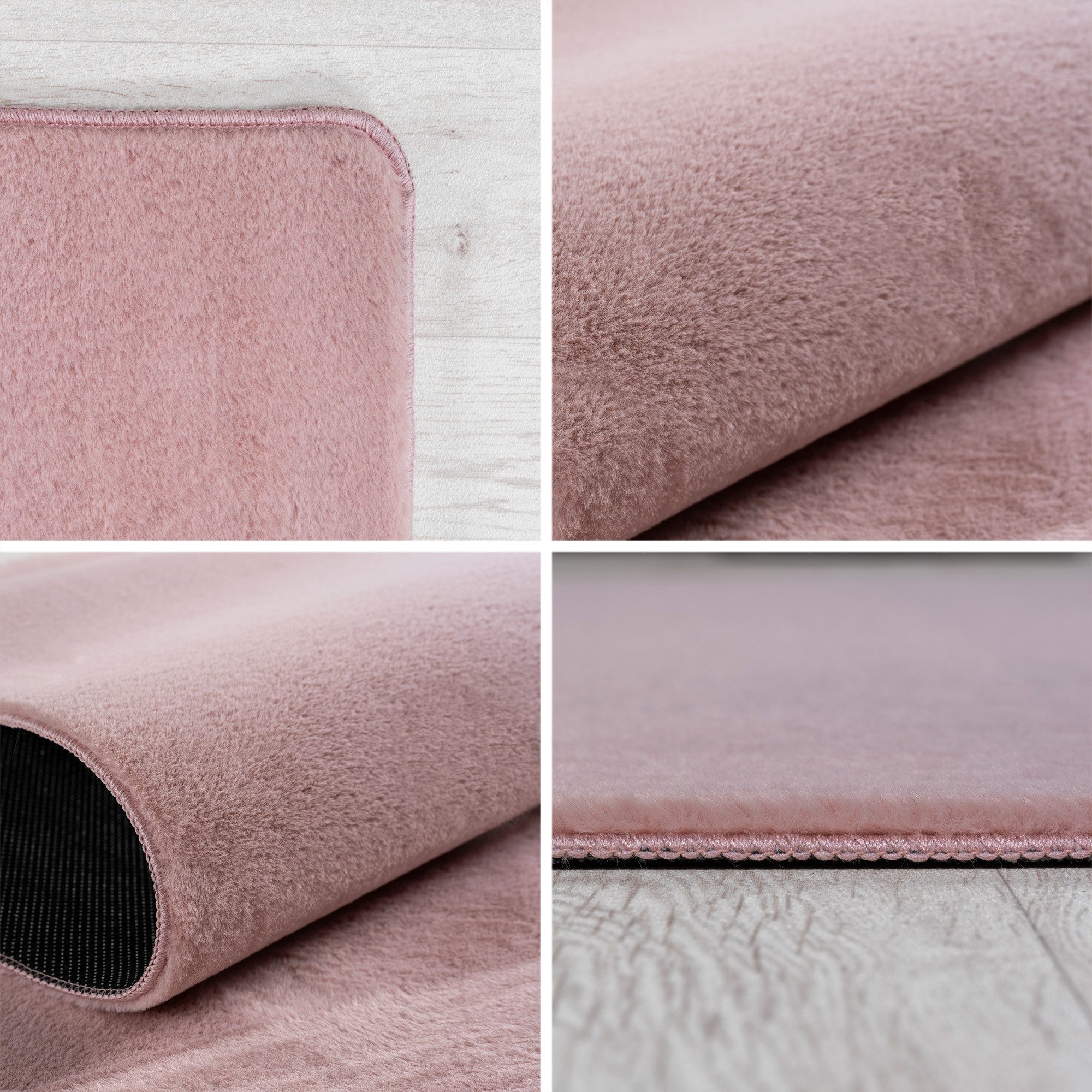 SIMPEX24 Teppich Unicolor - Einfarbig, Rund, Höhe: 11 mm, Perfekt geeignet für Wohnzimmer, Schlafzimmer,Kinderzimmer