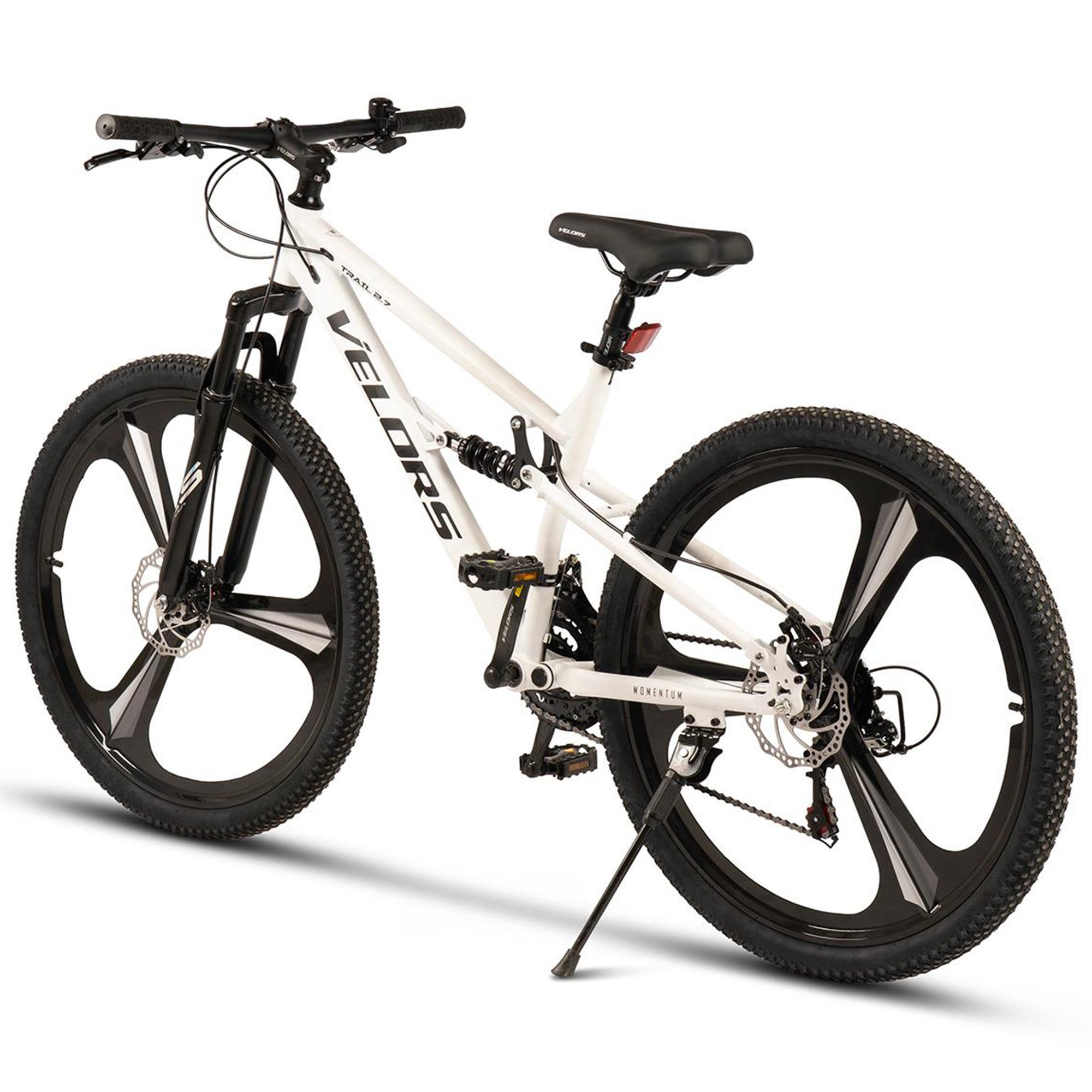 Velors Mountainbike 27.5 29 Zoll Fahrrad für Herren Damen, 21 Gang Tourney Schaltwerk, Kettenschaltung, (Magnesiumfelgen mit 3 Speichen), Kettenschaltung Jugendfahrrad MTB Fully Fahrrad