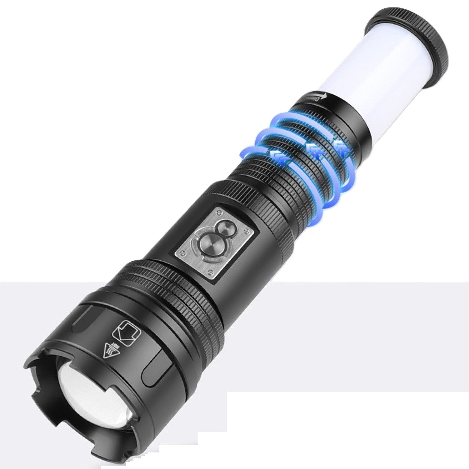 Taschenlampe Camping LED Taschenlampe, Aufladbar Flashlight, Mehrere Lichtmodi