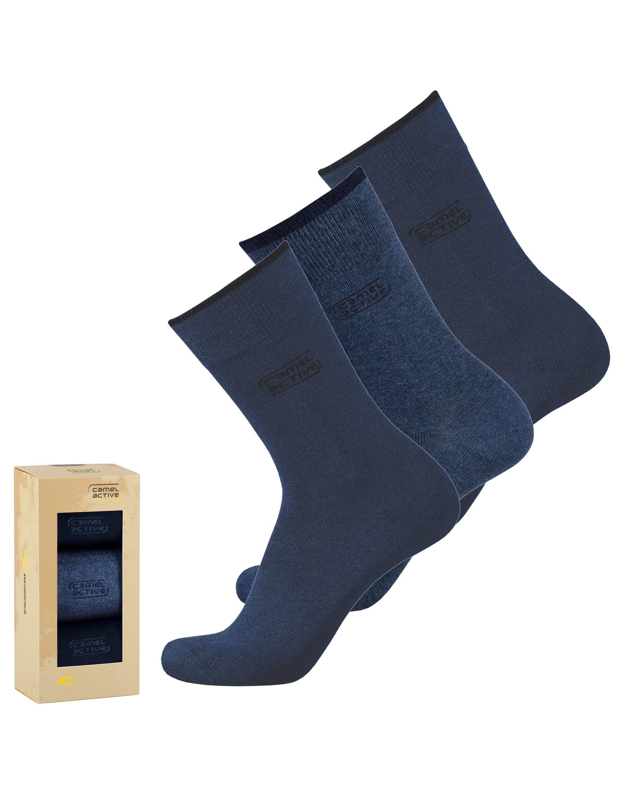 camel active Socken camel active Herrensocken Geschenkbox 3er Pack dark navy camel active Herrensocken Geschenkbox 3er Pack dark navy
