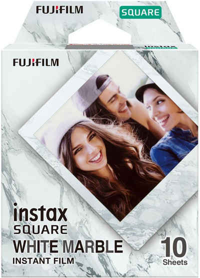 FUJIFILM Sofortbildfilm »Fujifilm Instax Square Film White Marble WW1«
