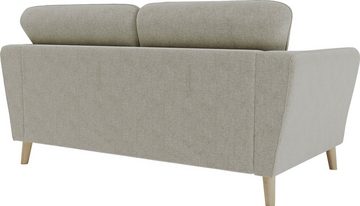 Home affaire 2-Sitzer MARSEILLE Sofa 170 cm, mit Massivholzbeinen aus Eiche, verschiedene Bezüge und Farbvarianten