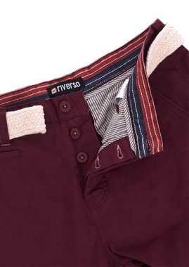 riverso Chinoshorts Herren Shorts RIVHenry Regular Fit Bermudashorts mit Gürtel