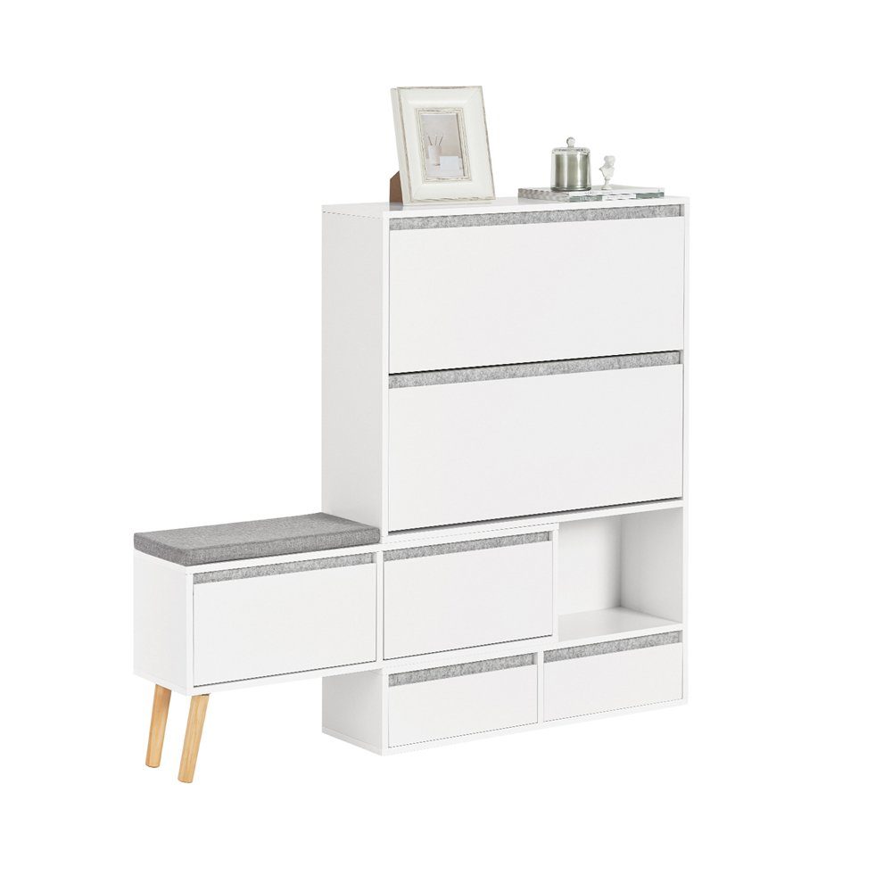 SoBuy Schuhschrank FSR134 Schuhablage mit 2 günstig online kaufen