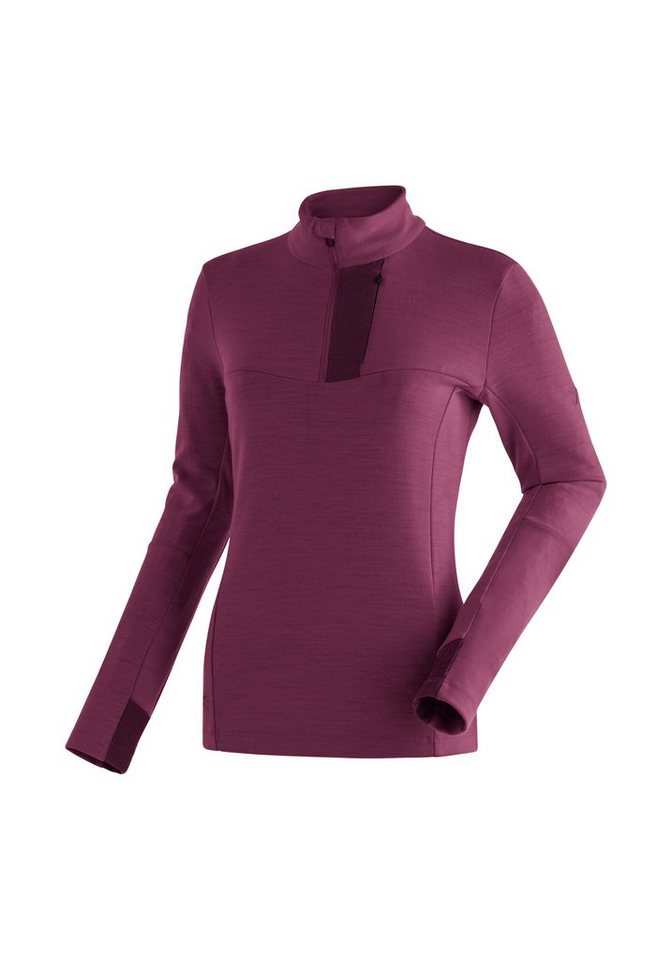 Maier Sports Funktionsshirt Skutvik HZ W funktionaler Midlayer für Damen, hohe  Atmungsaktivität