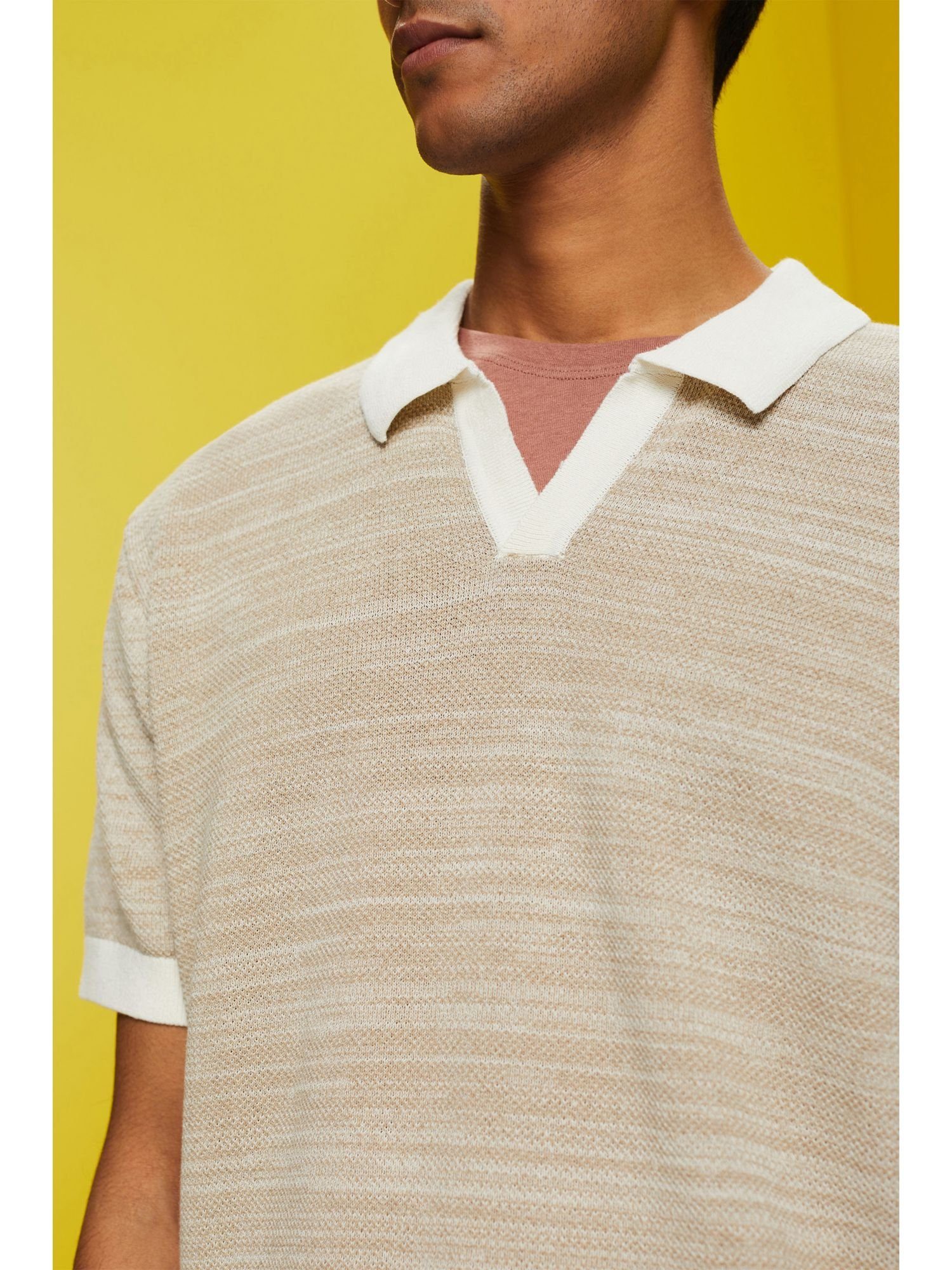 Collection Pullover Polokragen Poloshirt mit Kurzärmeliger Esprit