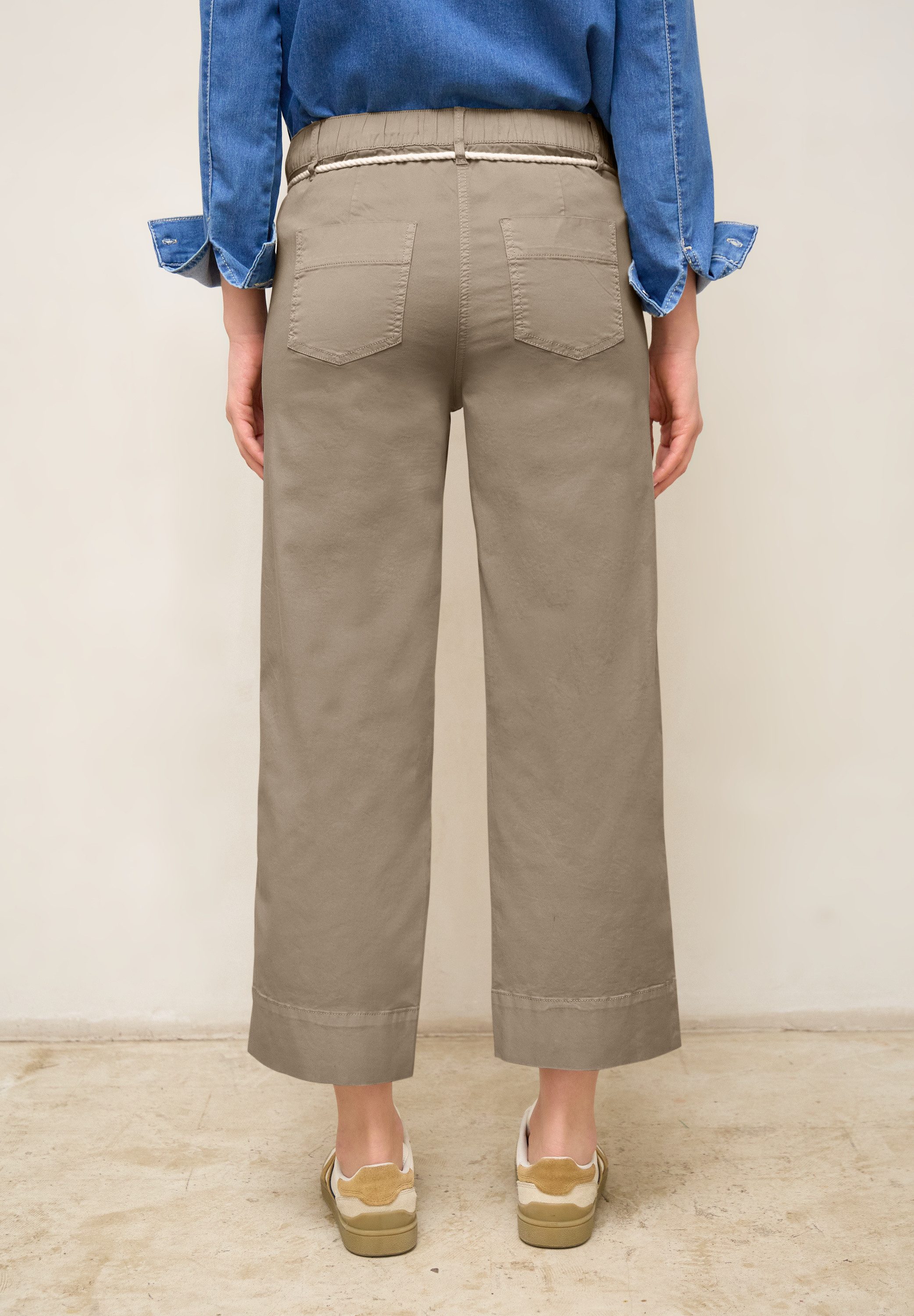 STREET ONE STUDIO Paperbag-Hose Middle Waist