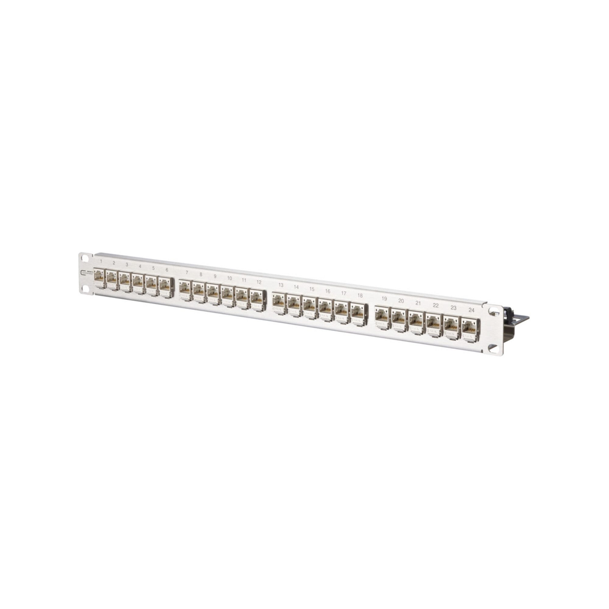 BTR Werkstattwagen BTR NETCOM Patchfeld C6Amodul 24Port 1HE Edst bestückt TN C6Amod-MP24-