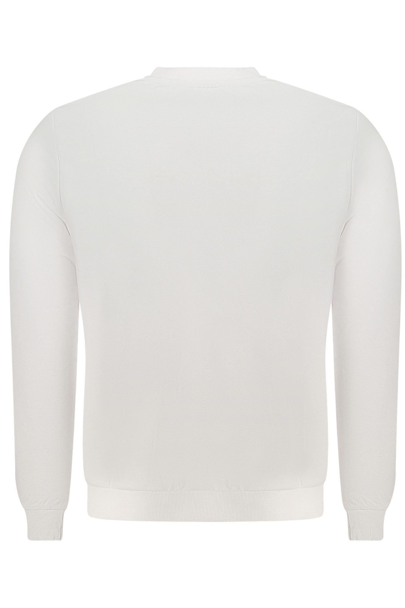 U.S. GRAND POLO Sweatshirt Weißes Herren-Sweatshirt: Langarm, Rundhals günstig online kaufen