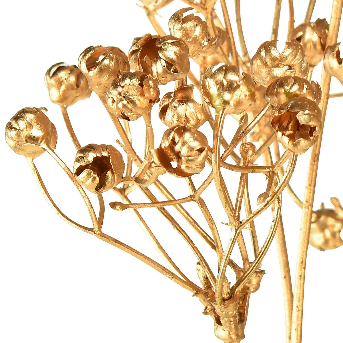 Winterliche Kunstpflanze Künstliche Goldflachs Zweige Adventsdeko günstig online kaufen