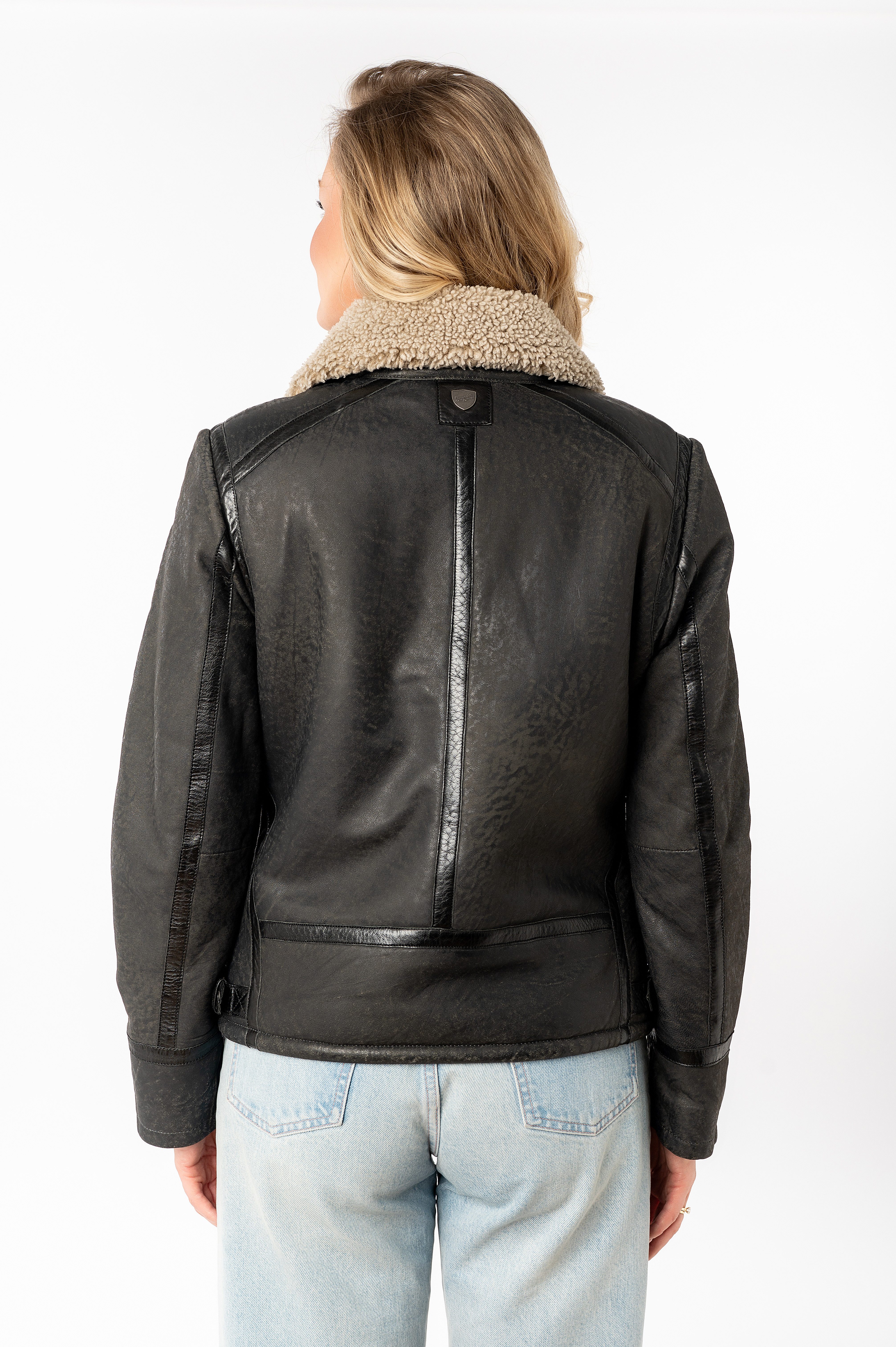 Mauritius Lederjacke MWIske mit Umlegekragen