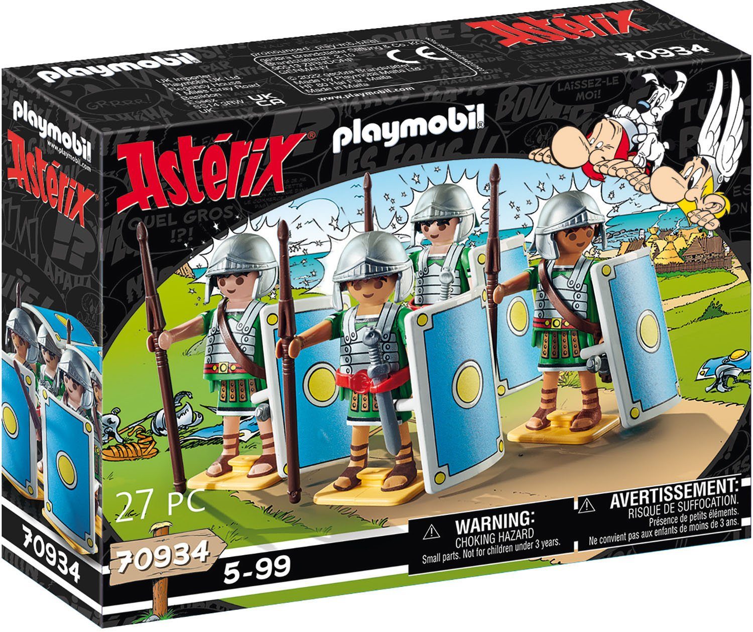 Playmobil® Römertrupp (70934), Asterix Konstruktions-Spielset, (27 St), Mad günstig online kaufen