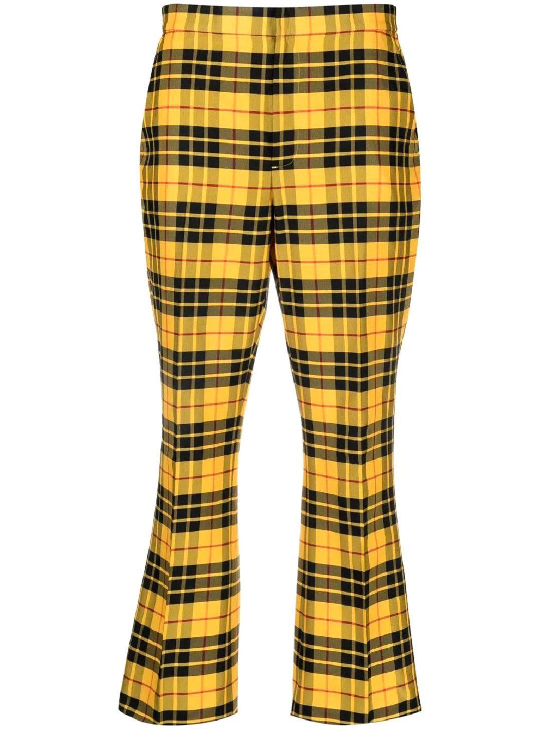 Polo Ralph Lauren Taillenhose Ralph Lauren Hosen, Polo Ralph Lauren Plaid Cropped Flare Trouser