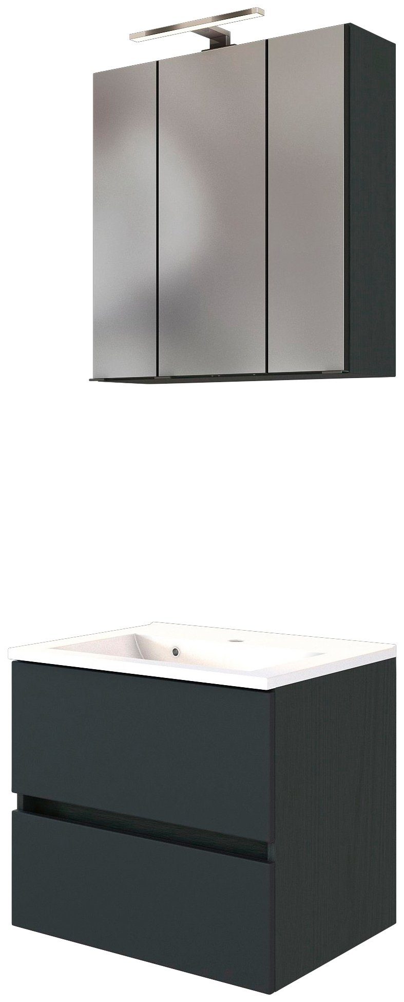 welltime Badmöbel-Set Baabe, (Set, 2-St), Breite 60 cm, Softclose-Funktion günstig online kaufen