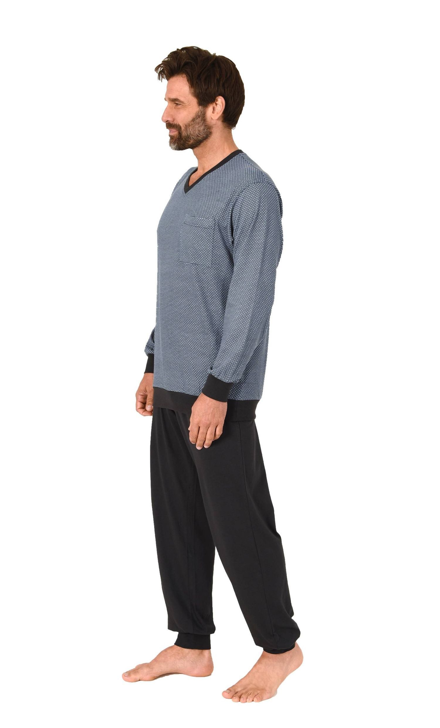 Normann Pyjama Normann Herren Schlafanzug langarm günstig online kaufen
